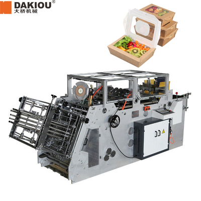 food &amp;amp; Beverage Plant Paper Hamburger Box Making Machine Carton Box Erecting Machinery